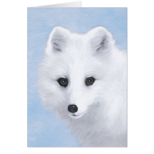 Arctic Fox Painting - Original Wildlife Art (Vorne)