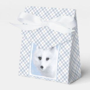 Arctic Fox Painting - Original Wildlife Art Geschenkschachtel