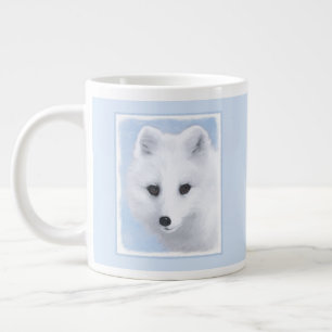 Arctic Fox Painting - Original Wildlife Art Jumbo-Tasse
