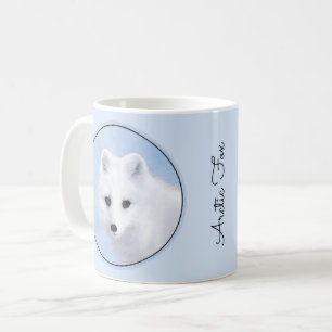 Arctic Fox Painting - Original Wildlife Art Kaffeetasse