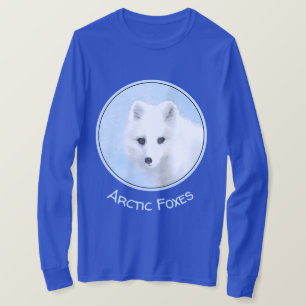 Arctic Fox Painting - Original Wildlife Art T-Shirt