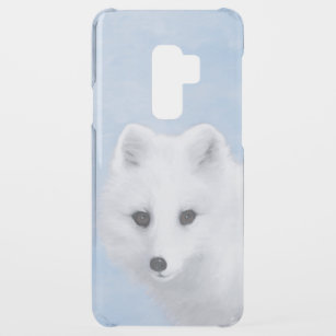 Arctic Fox Painting - Original Wildlife Art Uncommon Samsung Galaxy S9 Plus Hülle