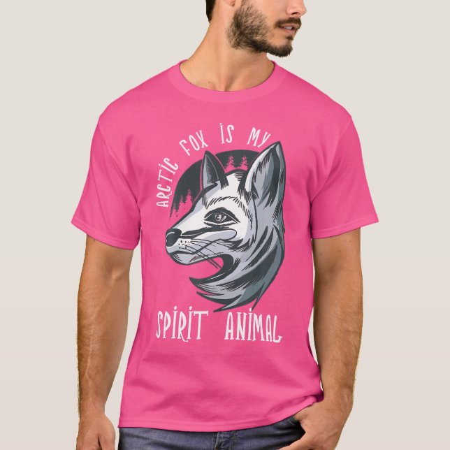 Arctic Fox Spirit Animal Antarktis White Arctic F T-Shirt (Vorderseite)
