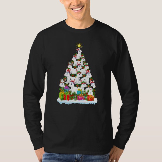 Arctic Hare Christmas Tree Lighting Santa Arctic H T-Shirt (Vorderseite)