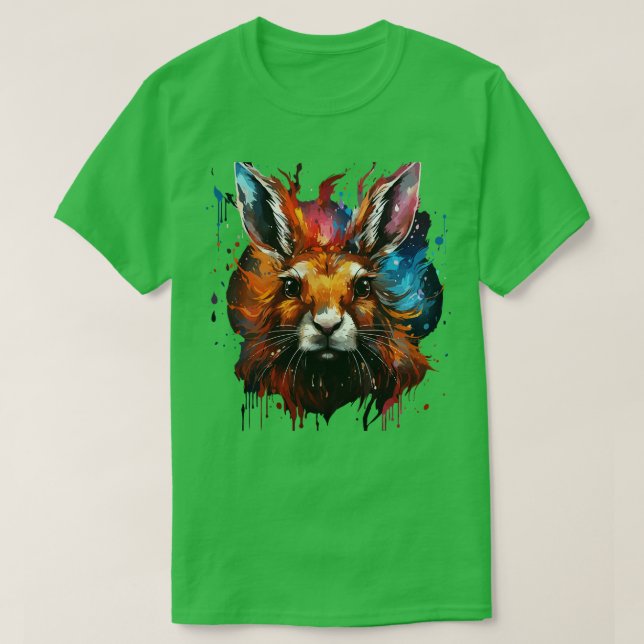 Arctic Hare Rainbow T-Shirt (Design vorne)
