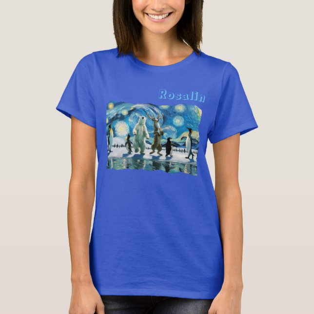 Arctic Line Dance Women's T-Shirt (Vorderseite)