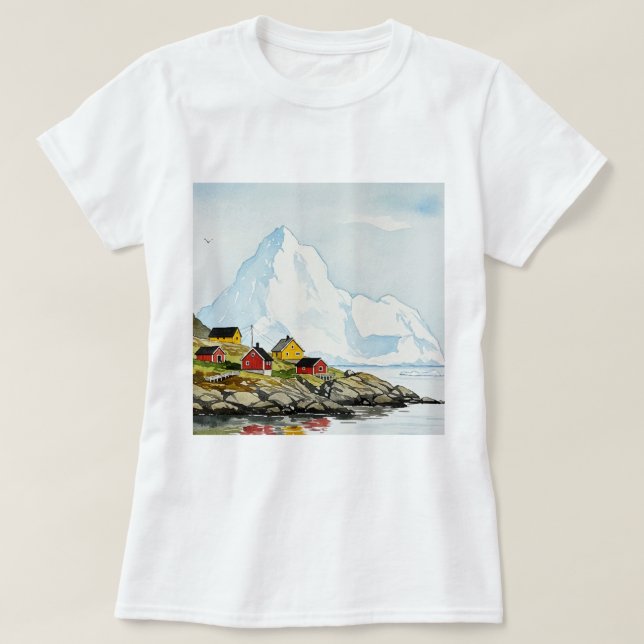 Arctic-Nordic landscape T-Shirt (Design vorne)