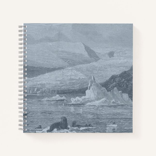 Arctic Scene-Notebook Notizbuch (Vorderseite)
