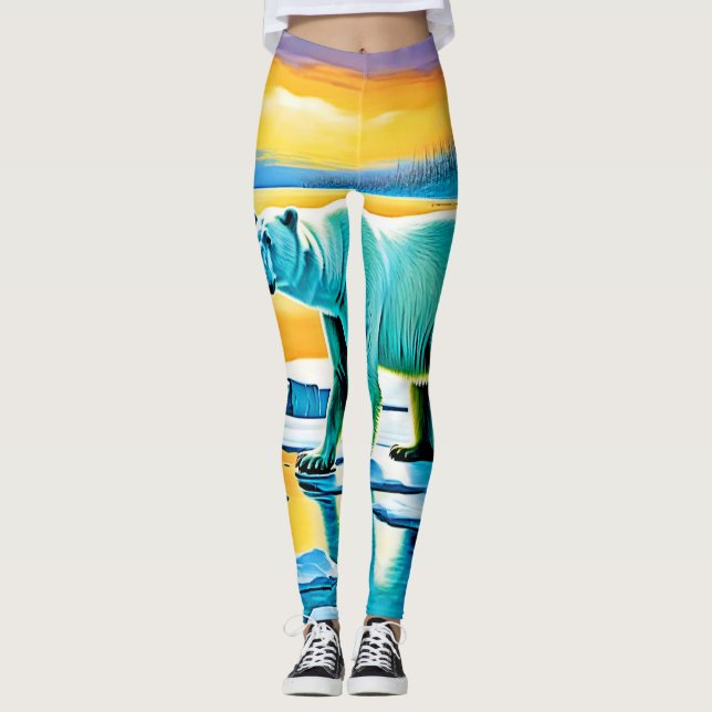 Arctic Sunset Polar Majestät Leggings (Vorderseite)