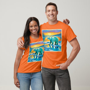 Arctic Sunset Polar Majestät T-Shirt