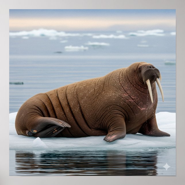 Arctic Walrus Poster (Vorne)