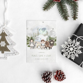 Arctic Whimsy | Ruhe, Liebe und leichte Urlaubskar Feiertagspostkarte