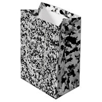 Arctic White Gray Black Camouflage Camouflage Part