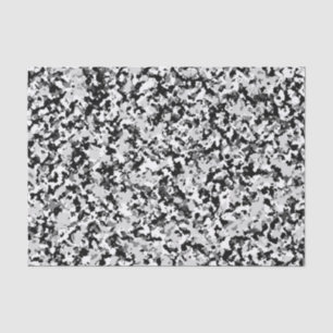 Arctic White Gray Black Camouflage Camouflage Part Seidenpapier