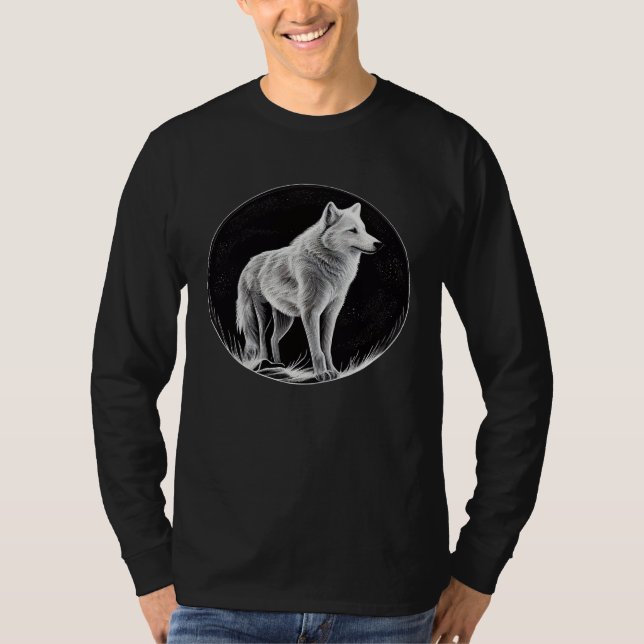 Arctic Wolf Animal  Wildlife Arctic Wolves  2 T-Shirt (Vorderseite)
