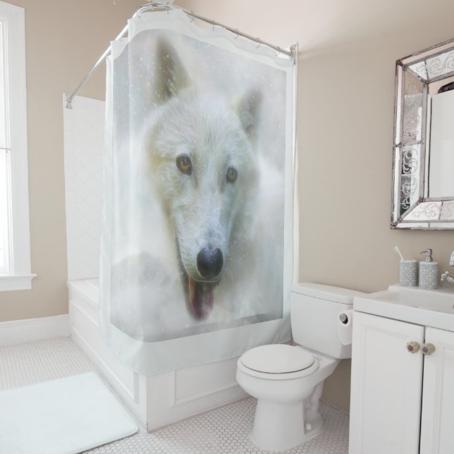 ARCTIC WOLF SNOW PIERCER DUSCHVORHANG (Beispiel)