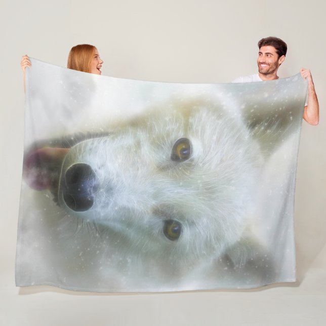 ARCTIC WOLF SNOW PIERCER FLEECEDECKE (Beispiel)