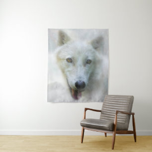 ARCTIC WOLF SNOW PIERCER WANDTEPPICH