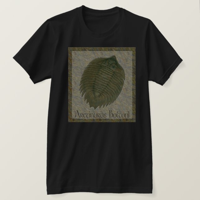 Arctinrus Boltoni Fossil Trilobit T-Shirt (Design vorne)