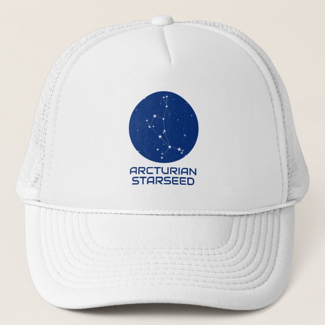 Arcturian Starseed Hat - Boötes Constellation Truckerkappe (Vorderseite)