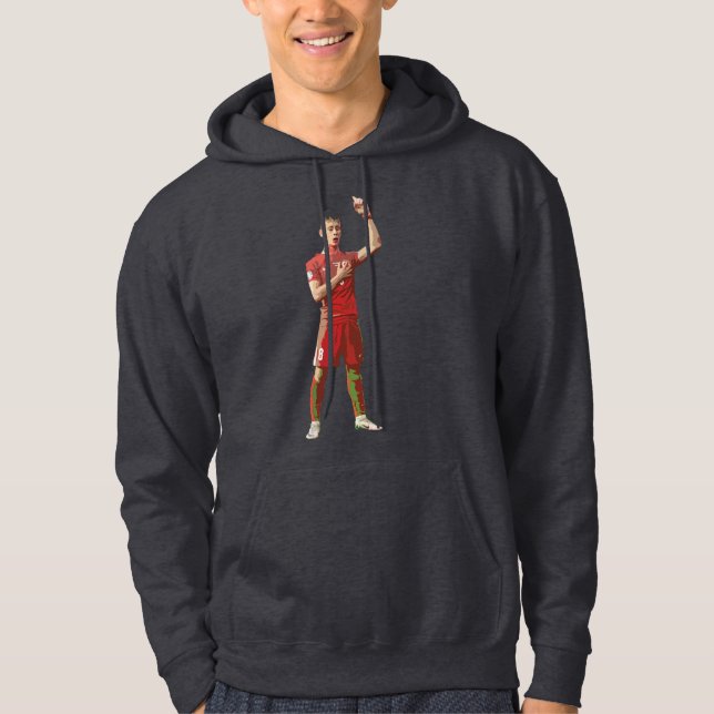 Arda Güler Artistic Portrait Hoodie (Vorderseite)