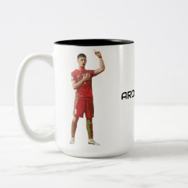Arda Güler Artistic Portrait Zweifarbige Tasse