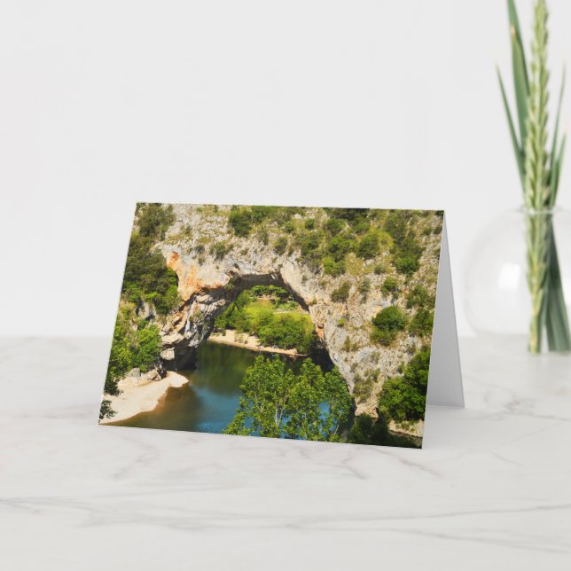 Ardeche, Frankreich Karte (Vorderseite)