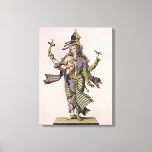 Ardhanarishvara, 'von der Reise ZusatzIndes und Leinwanddruck