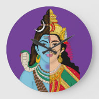 Ardhanarishwara Wanduhr
