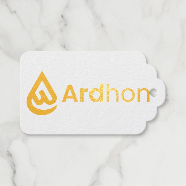 Ardhon brand merch - wear your style, your way geschenkanhänger (Vorderseite (Horizontal))