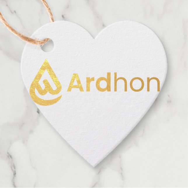 Ardhon brand merch - wear your style, your way geschenkanhänger (Vorderseite)