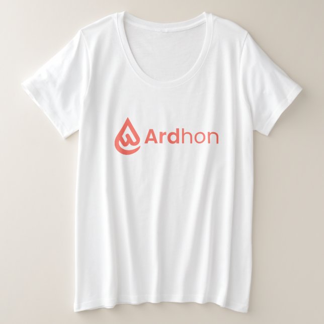 Ardhon brand merch - wear your style, your way große größe T-Shirt (Design vorne)