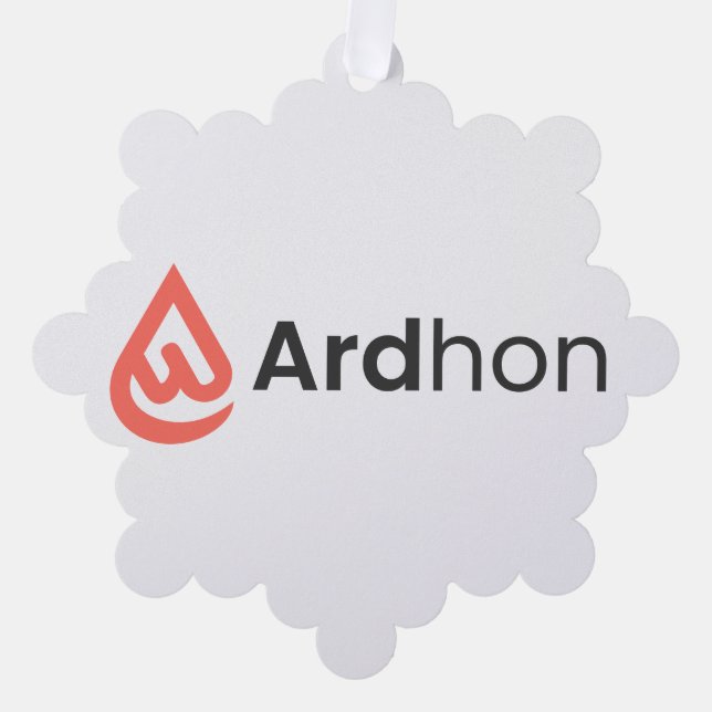 Ardhon brand merch - wear your style, your way ornament karte (Vorderseite)