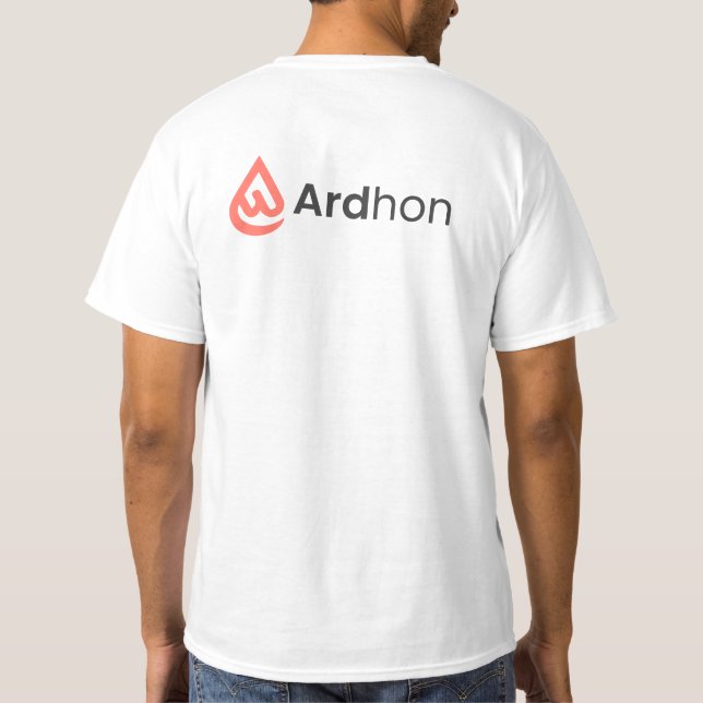 Ardhon brand merch - wear your style, your way T-Shirt (Rückseite)