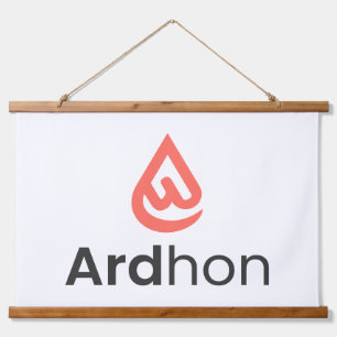 Ardhon - trag deinen Stil, deinen Weg Wandteppich Mit Holzrahmen