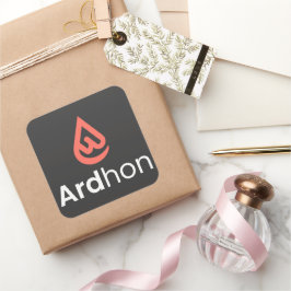 Ardhon - wear your style, your way quadratischer aufkleber