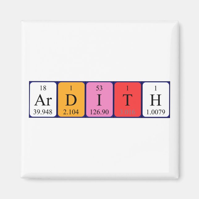 Ardith Periodenmagnet Magnet (Vorne)