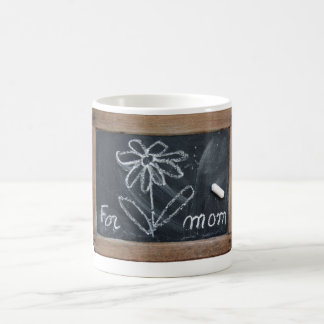 Ardoise 10 Blume für Mama Weiße Tasse