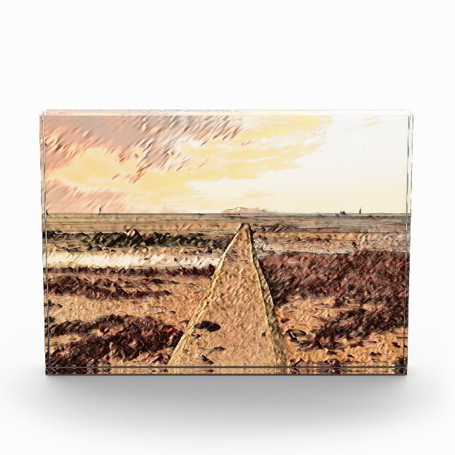 Ardrossan Beach Sunset, Scotland Fotoblock (Vorderseite)