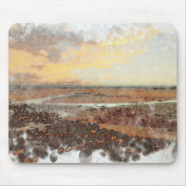 Ardrossan Beach Sunset Watercolour Mousepad