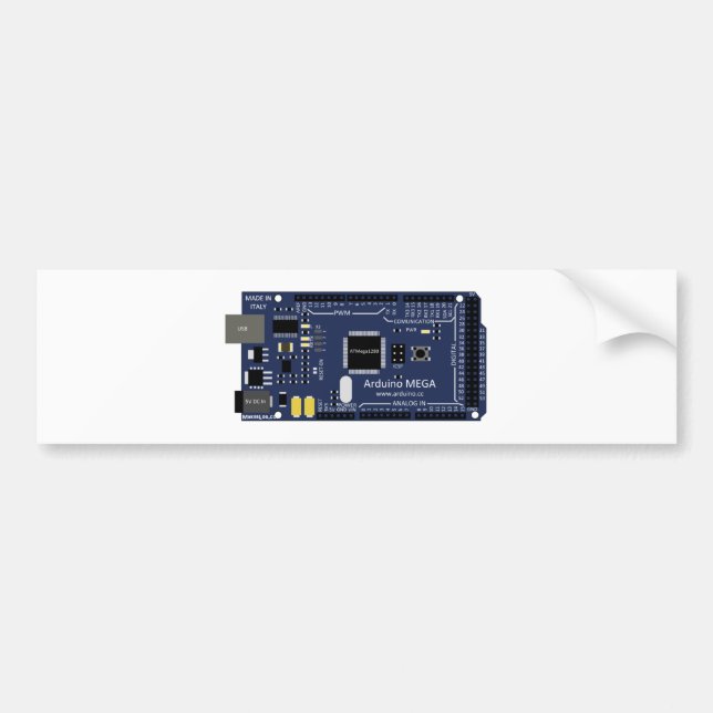 Arduino Mega- Autoaufkleber (Vorne)