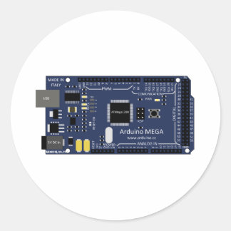 Arduino Mega Runder Aufkleber