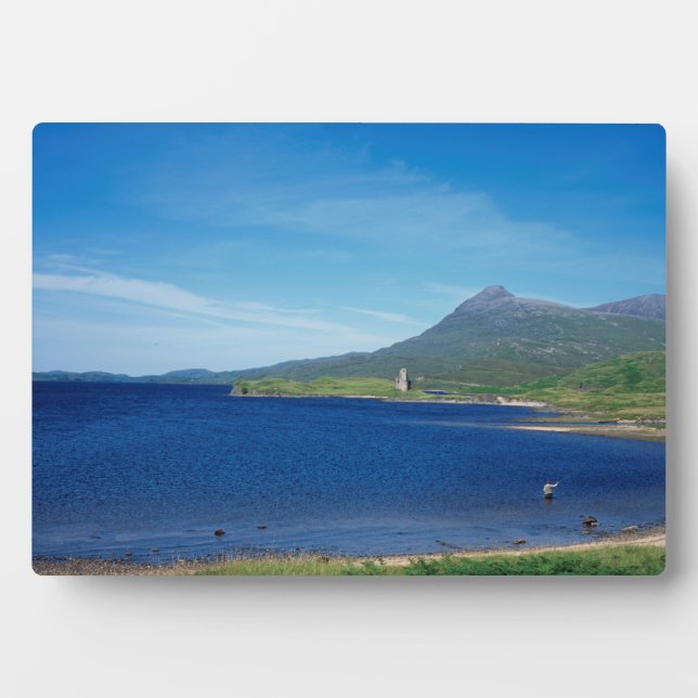 Ardvreck Castle Scotland Fotoplatte (Vorderseite)