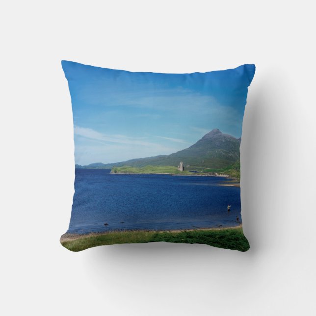 Ardvreck Castle Scotland Kissen (Vorderseite)