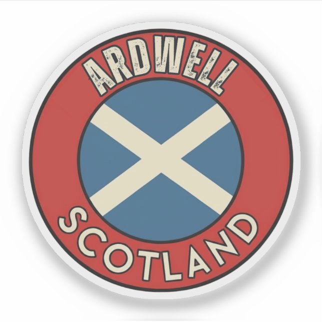 Ardwell, Schottland Aufkleber (Vorderseite)