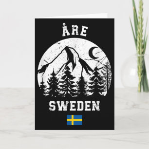 Åre Åreskutan Berg Schweden Skigebiet Alpin Sk Karte