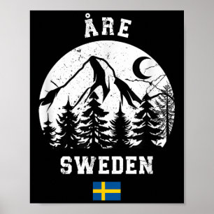 Åre Åreskutan Berg Schweden Skigebiet Alpine Sk Poster
