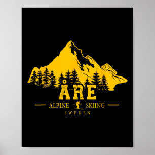Åre Schweden Skigebiet Alpinski Schweden Sind So Poster