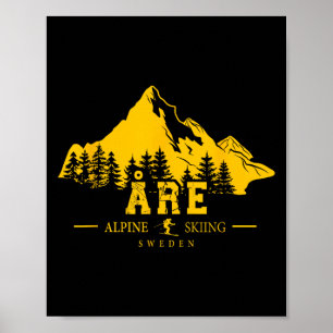 Åre Schweden Skigebiet Alpinski Schweden Sind So Poster