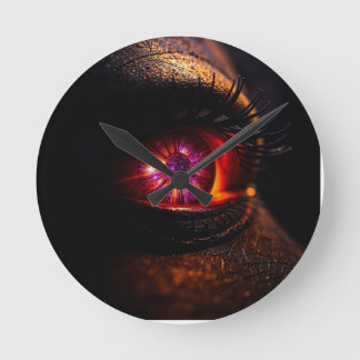 Are We Part of the Universe? – Cosmic Eye Mystical Runde Wanduhr